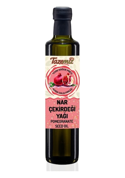 Tazemiz Soğuk Sıkım Nar Çekirdeği Yağı 500 ML