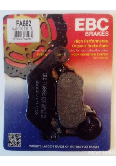 Yamaha Mt-25 Abs Arka Fren Balatası Ebc Fa662 Balata N11.71623