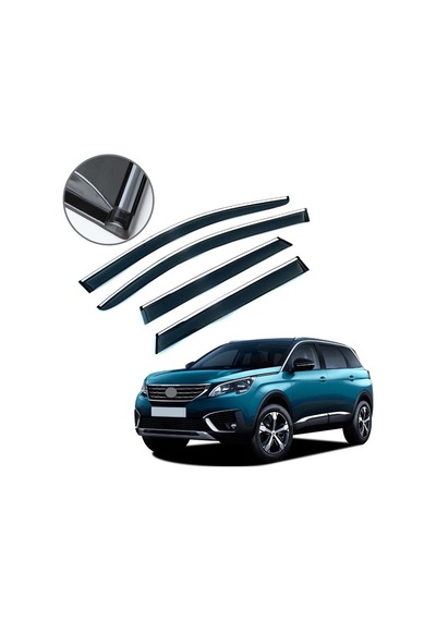 Peugeot 5008 Krom Çıtalı Cam Rüzgarlığı 2018-2021