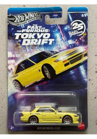 Hot Wheels 2025 Silver Fast & Furious Tokyo Drift Nıssan Sılvıa S13 Hnr88 Jkx09 Çok Renkli