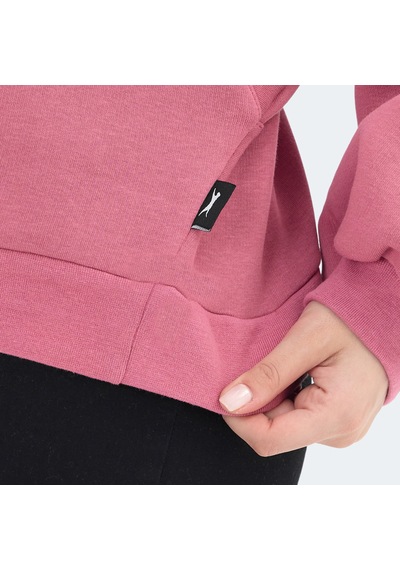 Slazenger VIA Kadın Oversıze Gül Sweatshirt