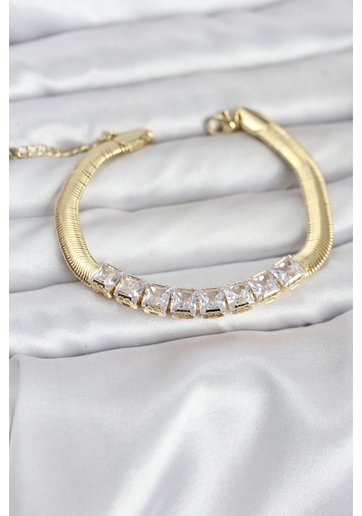 Mey İthalat 316l Çelik Gold Renk Kare Zirkon Taşlı Yılan Zincirli Kadın Bileklik - Özel Seri Meyeb69403ae3cca991c39e0fa2e9 Mey İthalat 316l Çelik Gold Renk Kare Zirkon Taşlı Yılan Zincirli Kadın Bileklik - Özel Seri Meyeb69403ae3cca991c39e0fa2e9
