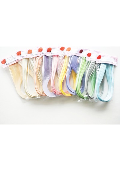 5mm Pastel Renkli Quilling Kağıt Seti 1000 Ad