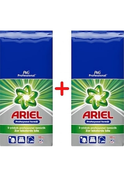 Ariel Professional 2 x 10 KG Toz Çamaşır Deterjanı
