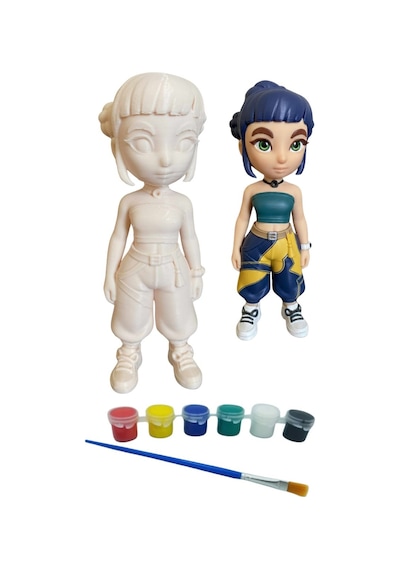Kpop Figürü 3'lü Set 3d Baskı Boyama Seti