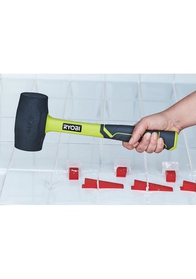 Ryobi Rhhm450 Fiber Saplı Siyah Lastik Tokmak 450 Gr 5132006041
