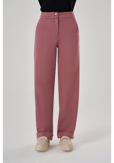 Mizalle Süet Dokulu Taba Pantolon Taba