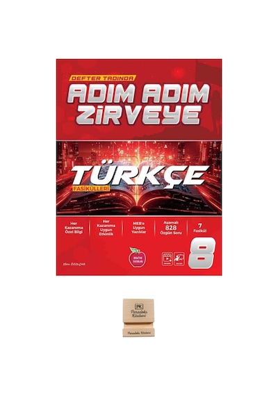 Newton Lgs 8. Sınıf Adım Adım Zirveye Türkçe Fasikülleri + Telefon Standı