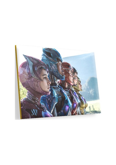 Cakasepetim Power Rangers Hepsi Bir Arada Görseli Ahşap Mdf Tablo