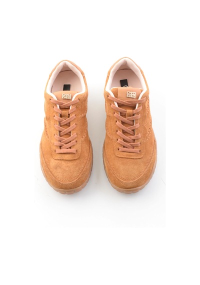 Bambi Taba Süet Hakiki Deri Kadın Sneaker K01753516102