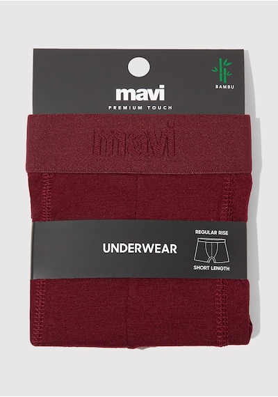 Mavi - Kırmızı Basic Boxer 0911853-85633 Kırmızı