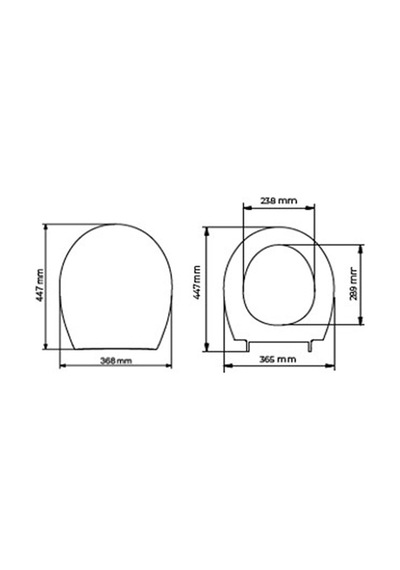 Housera Termoplast C Model Klozet Kapağı Beyaz