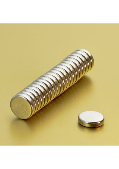 100 Adet Çap 4Mm X Kalınlık 2Mm Yuvarlak Güçlü Neodyum Mıknatıs N11.2443