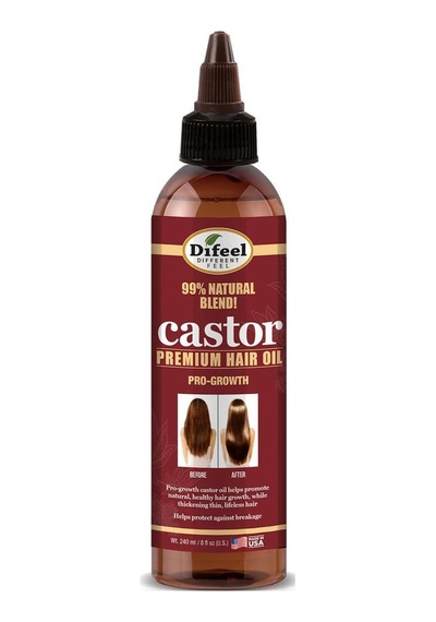 Difeel Castor Yavaş Uzayan Saçlara Özel Saç Bakım Yağı 240 ML