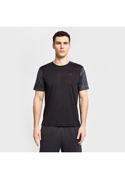 Lescon 26b-1024 Antrenman Kısa Kol Siyah Erkek T-shirt 26btea001024