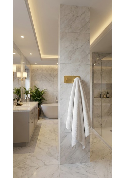 2'li Premium Gold Alüminyum Banyo Mutfak Havlu Bornoz Askısı Yapışkanlı Altın