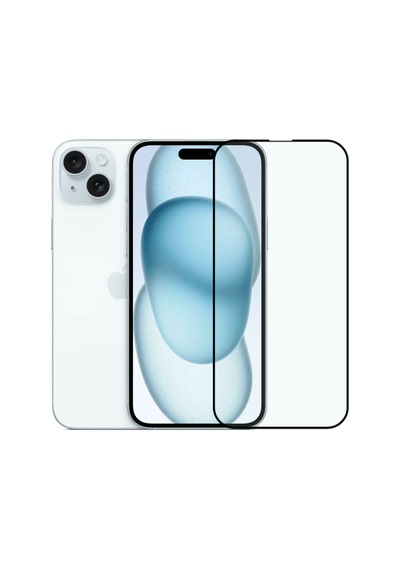 Safeus Tam Kaplayan Parmak İzi Bırakmayan Safir Ekran Koruyucu Cam Apple Uyumlu iPhone 15 Plus İle