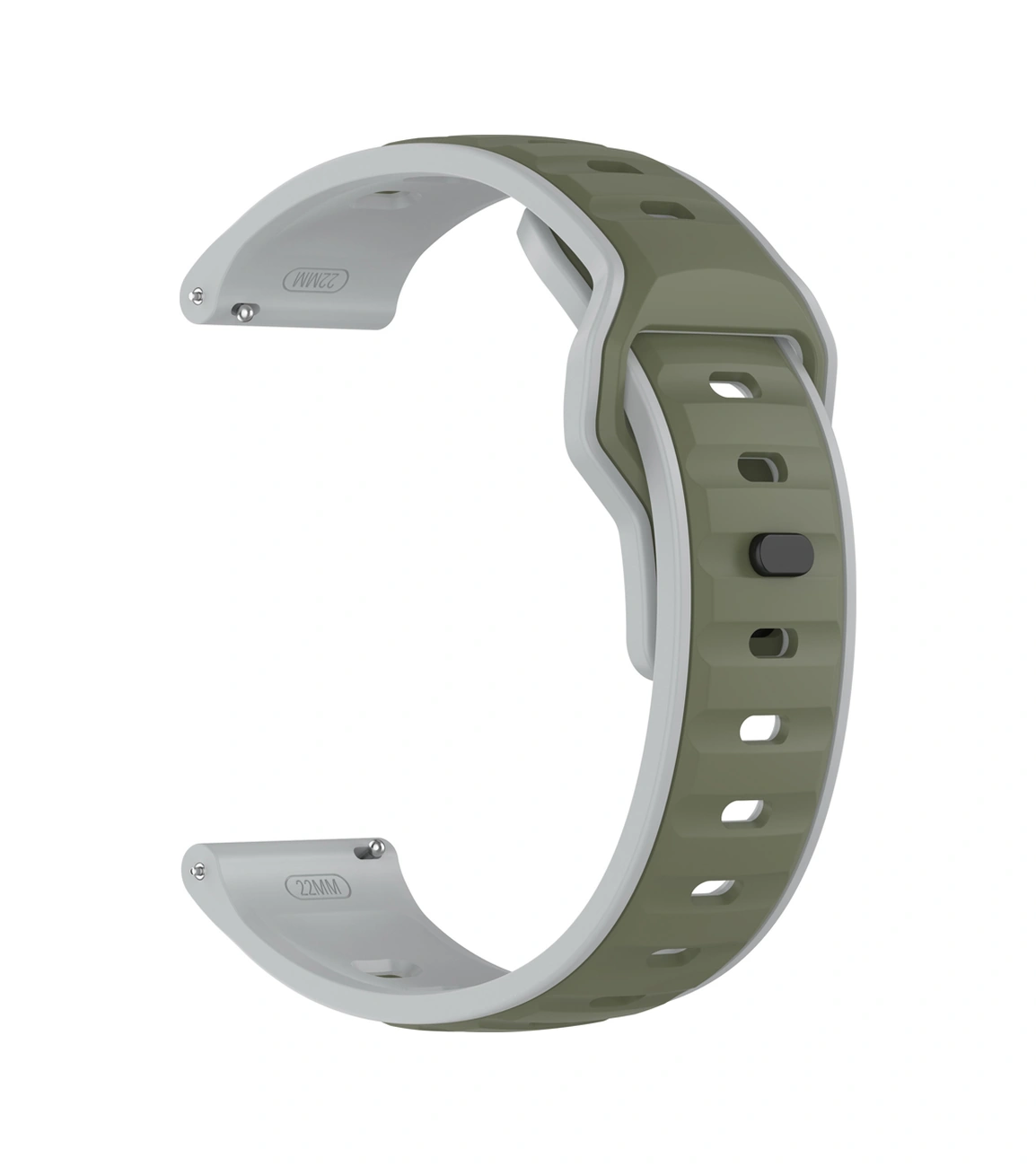 Huawei Watch Gt6 46mm İle Uyumlu Çift Renkli Spor Silikon Kordon Nefes Alabilir Konforlu