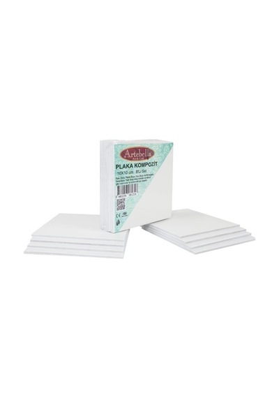 Kpt8S10X10 Artebella (Preslenmiş) Kompozit Plaka 10X10 Cm 8'Li Se