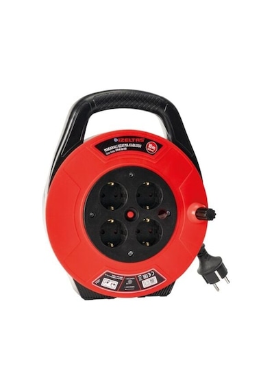 İzeltaş Makaralı Uzatma Kablosu 10 M 3x1.5mm 0741050010