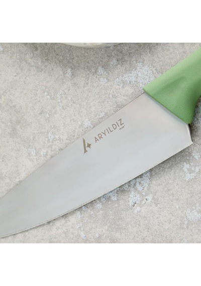 Aryıldız Primo Şef Bıçağı Yeşil 19 Cm Çok Renkli