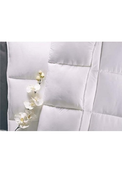 Taç Microfiber Yorgan-King Size -215 X 235 Cm-Battal Boy Beyaz