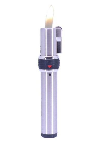 Zenit Çift Fonksiyonlu Tek Torch Jet Alev - Soft Flame Çakmak - Krom