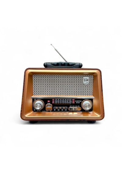 Rt-817 Nostalji Ahşap Gerçek Radyo,bluetooth Özellikli Trend Nostaljik Radyo