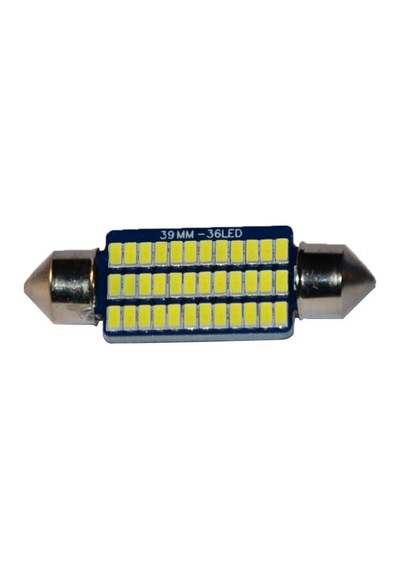 Ampül Sofit Led Beyaz 12v 36 Led 39 Mm