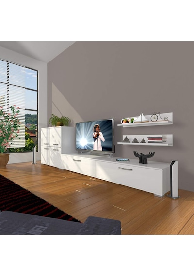 Decoraktiv Eko On Slm Std Tv Ünitesi Tv Sehpası Beyaz