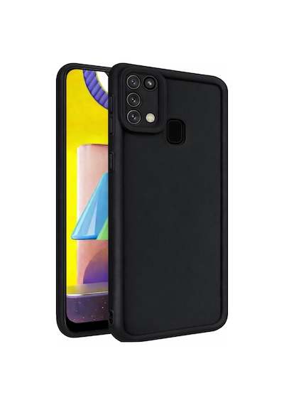 Samsung Galaxy M31 Ve M21s Ve F41 Uyumlu Kamera Çıkıntılı Mat Silikon Telefon Kılıfı