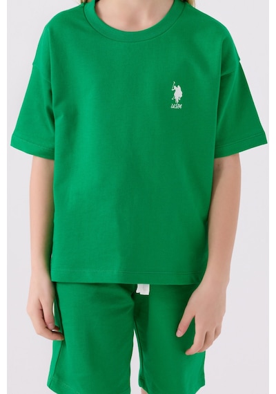 U.S. Polo Assn. U.s. Polo Assn Kız Çocuk Yeşil Bermuda Takım Us1850-c-v12 Yeşil U.S. Polo Assn. U.s. Polo Assn Kız Çocuk Yeşil Bermuda Takım Us1850-c-v12 Yeşil