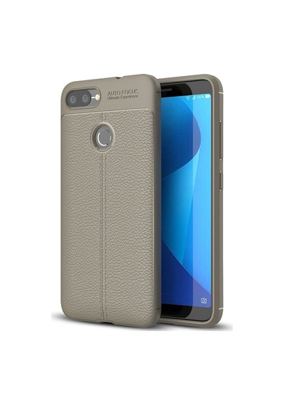 Zenfon Max Plus Zb570Tl Kilif Deri Görünümlü Tam Korumali Silikon 406460999