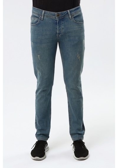 Digital Jeans Dar Kesim Erkek Yıpratmalı Kot Pantolon Yeşil Tint Açık Gri Digital Jeans Dar Kesim Erkek Yıpratmalı Kot Pantolon Yeşil Tint Açık Gri