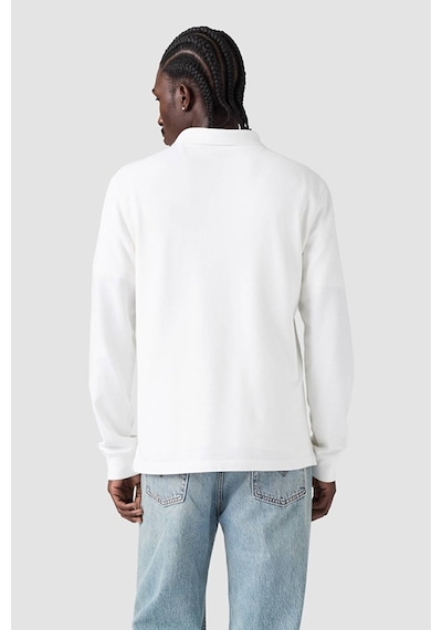 Levi's Erkek Orıgınal Beyaz Uzun Kollu Polo Yaka Beyaz Sweatshirt - 00aut-0000