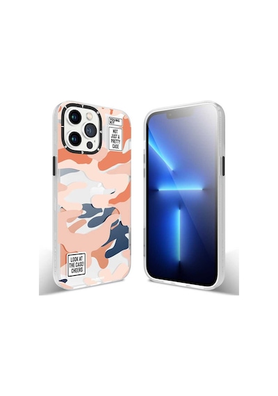 Youngkit Apple Uyumlu iPhone 13 Pro Kılıf Baskılı Desenli YoungKit Kamuflaj Serisi Kapak ZORE-220135