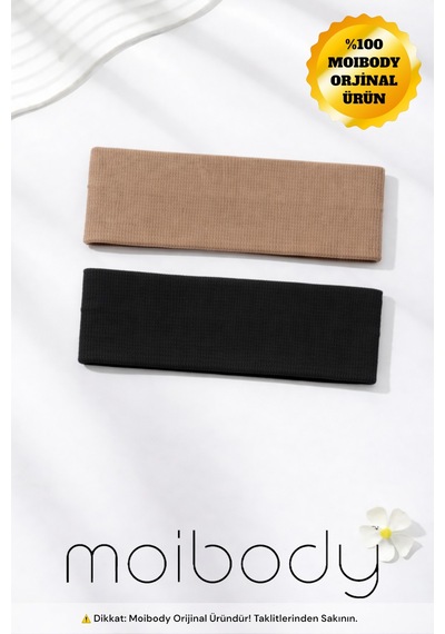 2li Örme Saç Bandı Seti Orlon Kumaş Kahve Siyah Spor Günlük Şık Headband 2lisiyahkahve 2lisiyahkahve