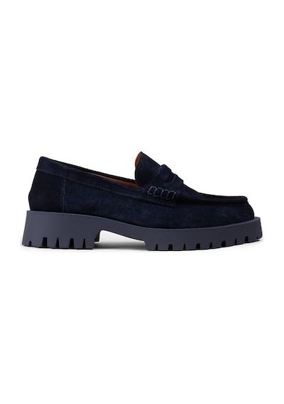 Deery Kadın Hakiki Süet Lacivert Loafer Ayakkabı - 02034zlcvc01 Lacivert