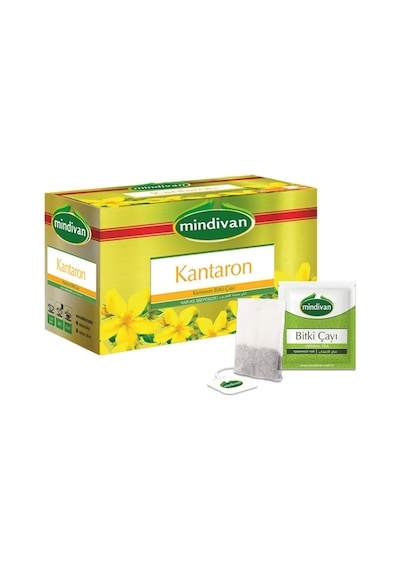 Mindivan Sarı Kantaron Çayı - 20'li Süzen Poşet Bitki Çayı
