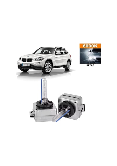 Bmw X1 Serisi E84 2009-2015 Xenon D1s / D1r 6000k Beyaz Hıd Xenon Ampul 2 Adet