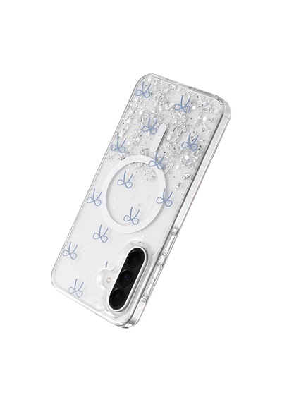 Onegif Samsung Uyumlu Galaxy A56 Misk Simli Magsafe Kapak - Desen 3