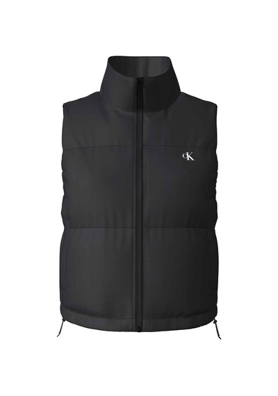 Calvin Klein Yüksek-parlak Kadın Siyah Şişme Yelek-11112 Siyah