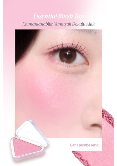 Clio Katmanlanabilir Yumuşak Dokulu Işıltılı Bitiş Sunan Allık Essential Blush Tap S204 Hyper Love