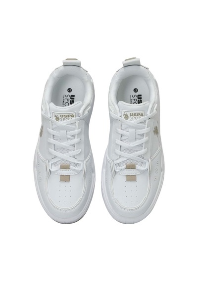 U.s. Polo Assn Dance Sneaker Unisex Spor Ayakkabı Beyaz Beyaz-bej