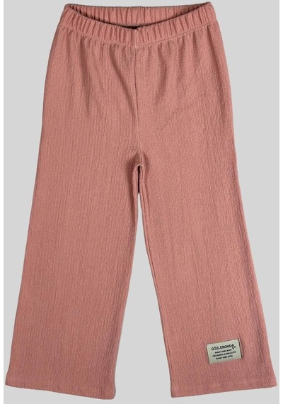 Pudra Bürümcük Bol Paça Pantolon 2062-3 Pudra
