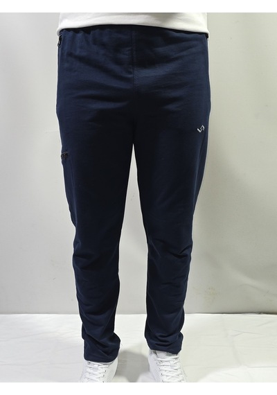 Jump Erkek Slim Fit Pamuklu 2 İplik Eşofman Altı Lacivert
