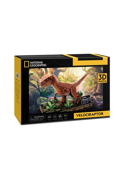 National Geographic - Velociraptor 3d Puzzle Ds1053h