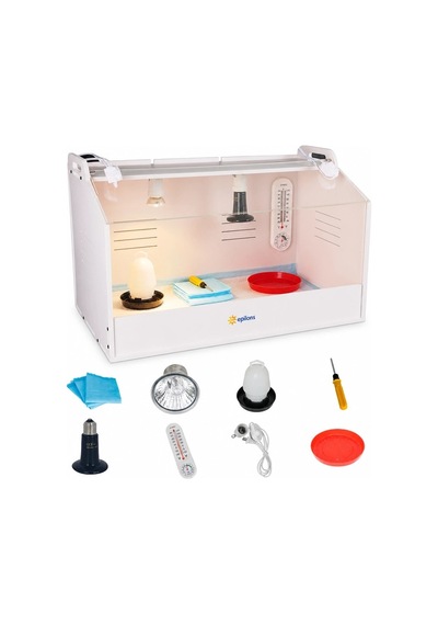 Civciv Büyütme Küvezi Dijital Termostatlı Ana Kucağı Ve Brooder Kafesi Bx-316464