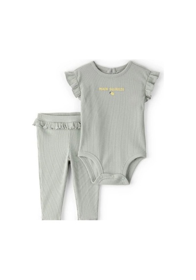 Carter's Kız Bebek Body Pantolon Set 1u269710 Yeşil