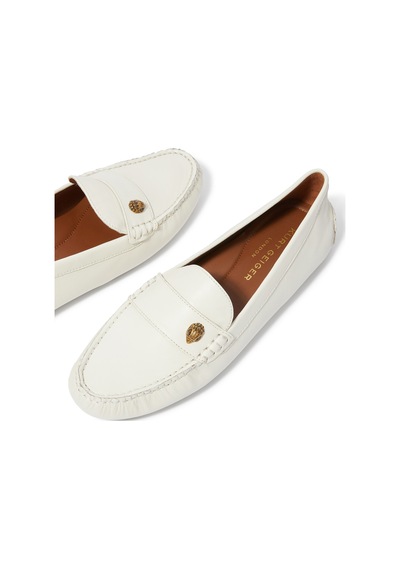 Kurt Geiger Eagle Driver Kadın Loafer Ayakkabı - Beyaz